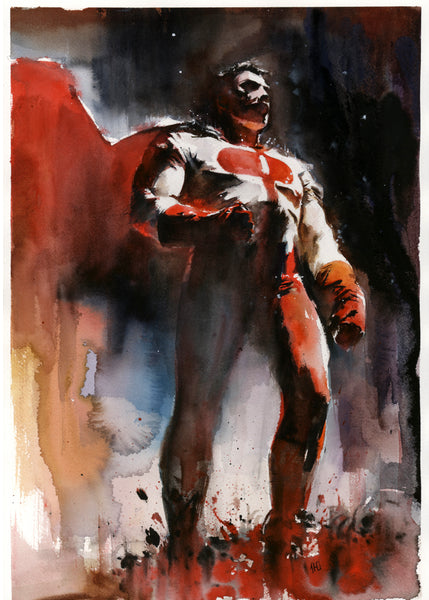 Ito Original Art Omni Man Illustration