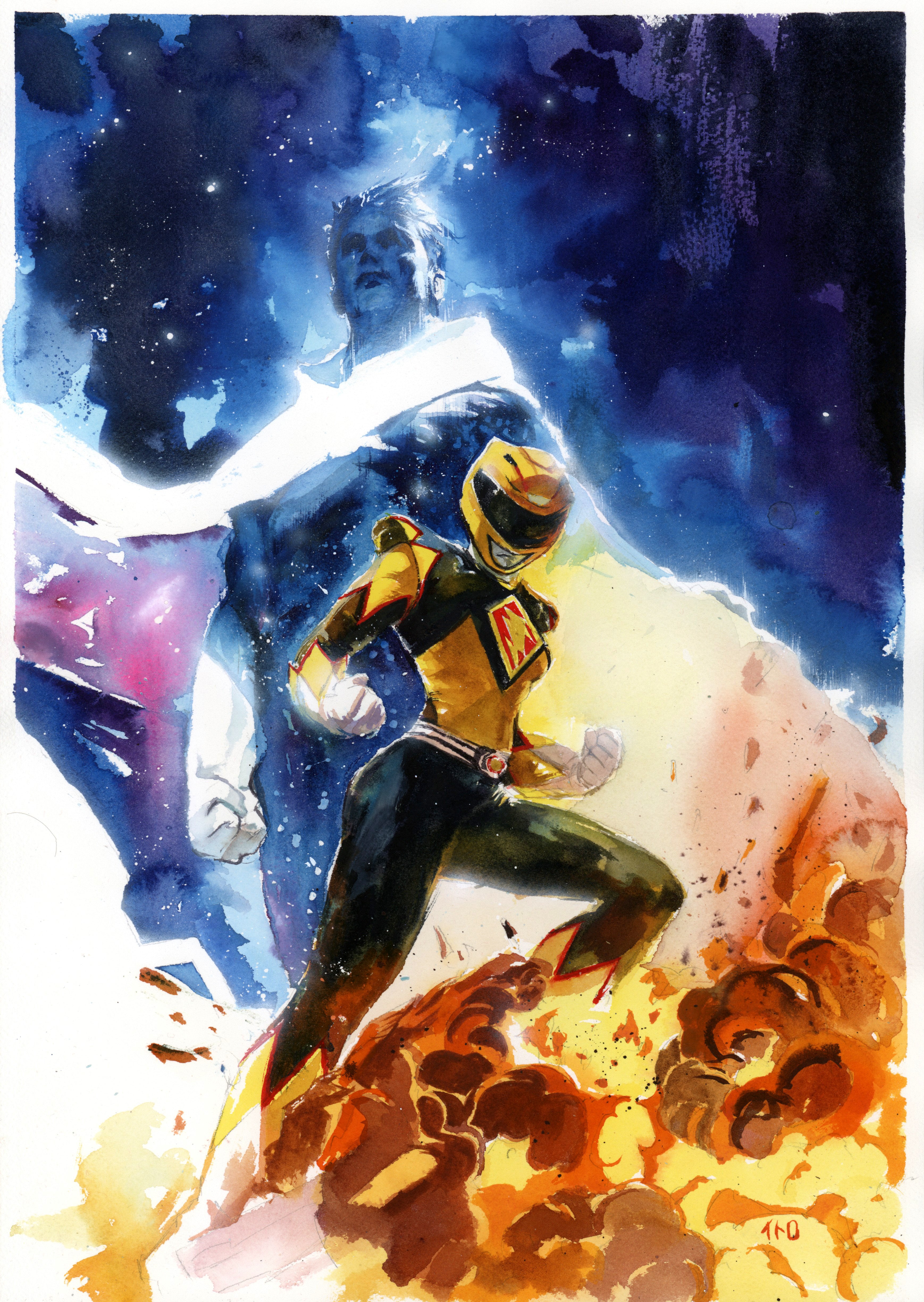 Ito Original Art Power Rangers Unlimited #1 Cover