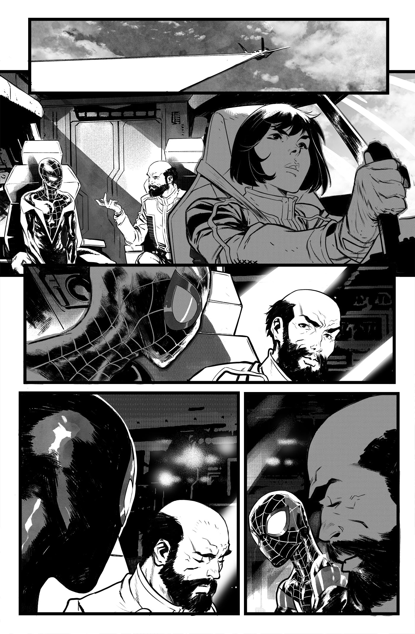 Francesco Manna Original Art Ultraman X Avengers #1 Page 14