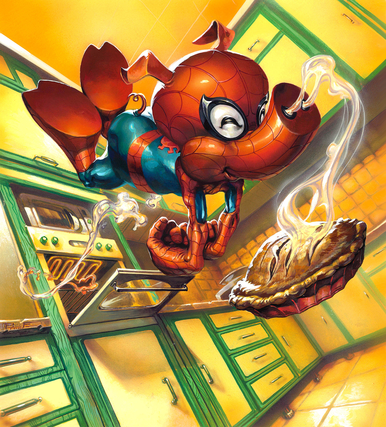 Pasquale Ferrara Original Art Spider-Ham Marvel SNAP Published Art