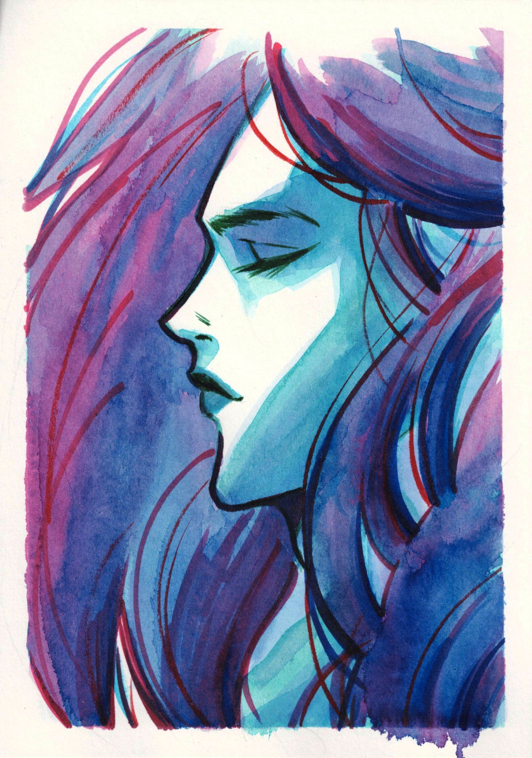 Federico Sabbatini Original Art Poison Ivy Illustration