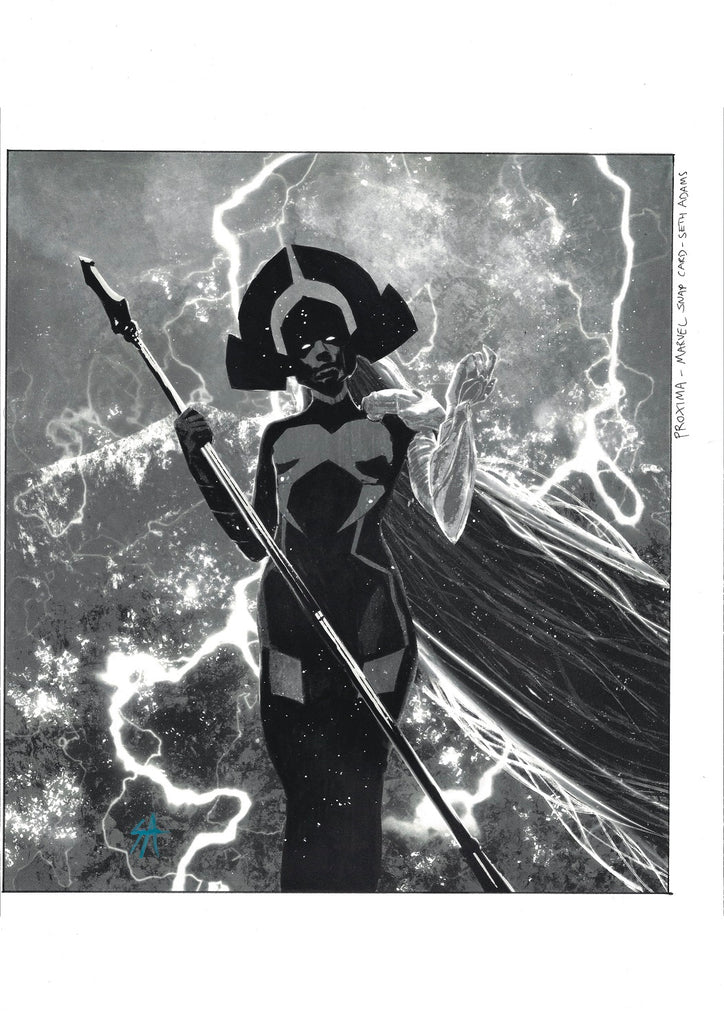 Seth Adams Original Art Marvel SNAP Proxima Nova Comic Art