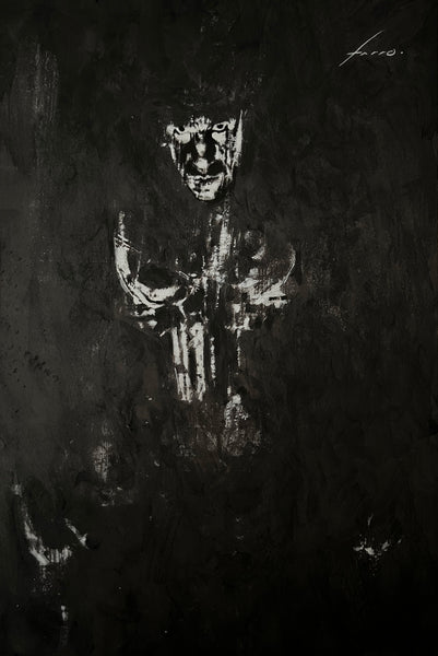 Punisher Watercolor #1 Art Print by Naxart Studio - Pixels Merch