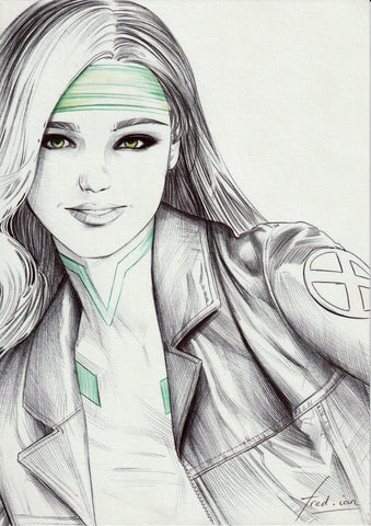 Fred Ian Original Art Rogue Illustration
