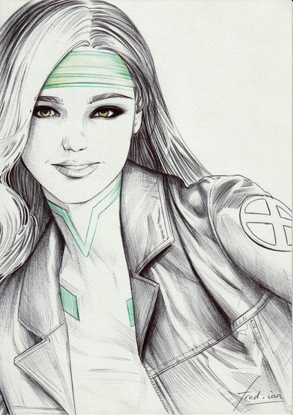 Fred Ian Original Art Rogue Illustration
