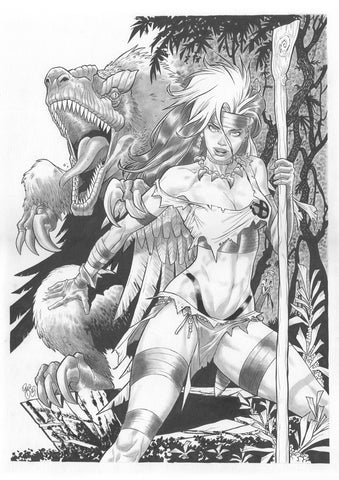 Paco Diaz Original Art Savage Rogue Illustration