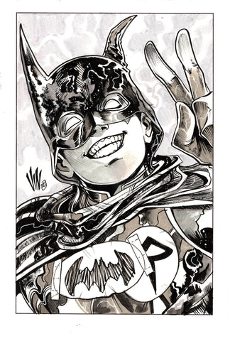 Vincenzo Riccardi Original Art Robin Illustration