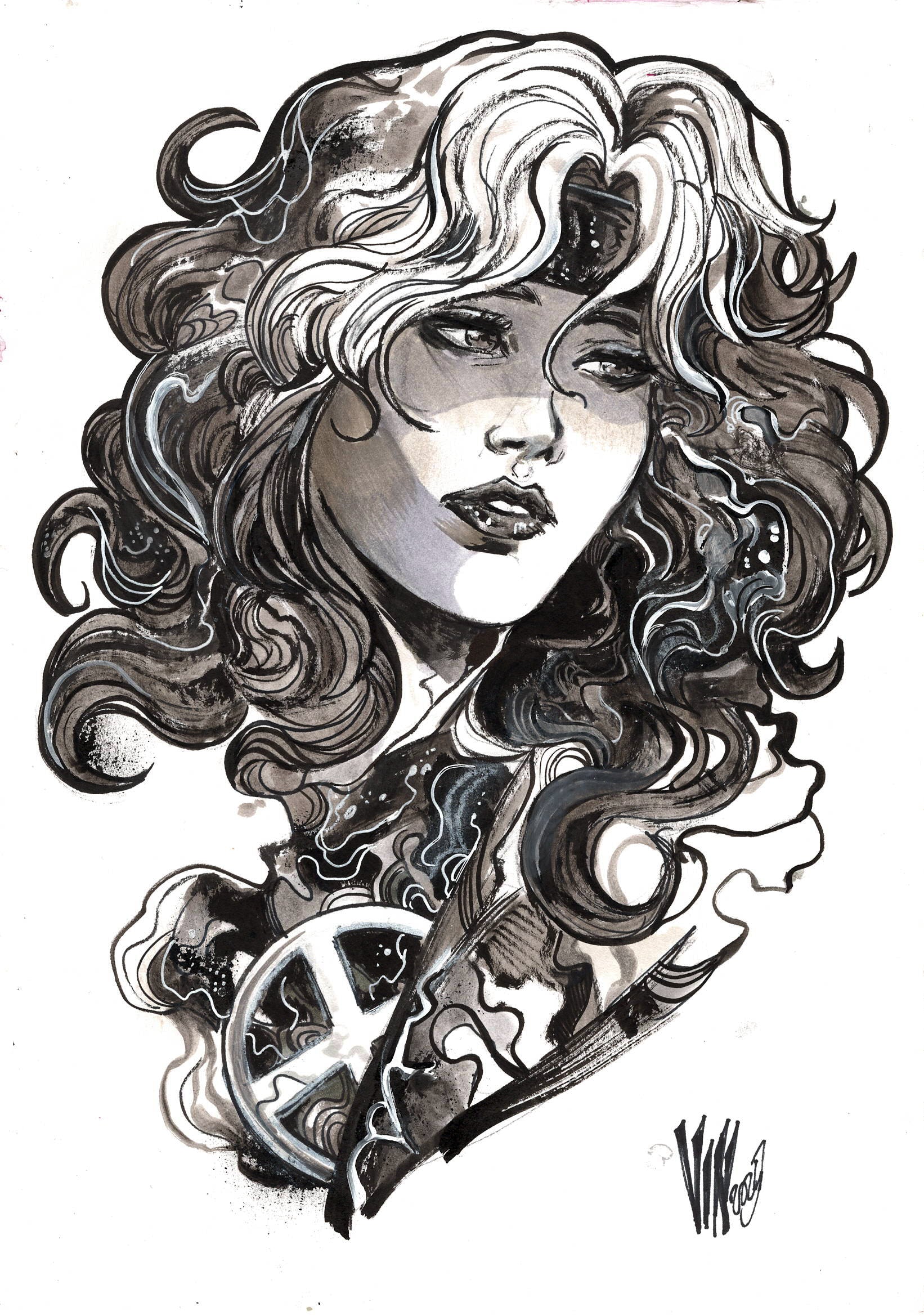 Vincenzo Riccardi Original Art Rogue Illustration