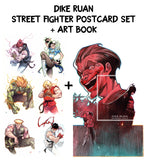 Dike Ruan Street Fighter 7 Postcard Set + Art Book Vol.2 Special Holiday Edition Combo