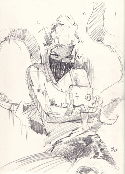 Ito Original Art Something is Killing the Children Pencil Prelim