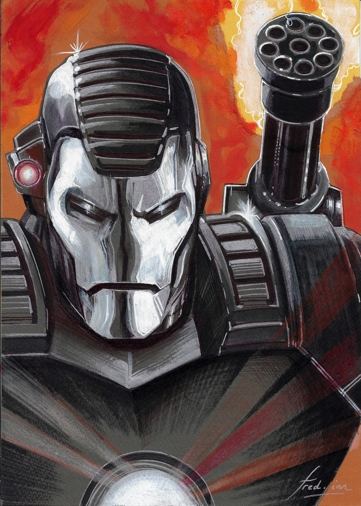 NYCC @ HOME SPECIAL DROP Fred Ian Original Art War Machine Illustration Comic Art