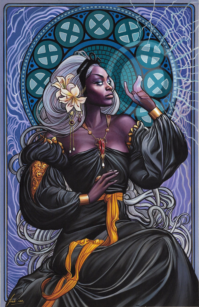 Fred Ian Storm Art Nouveau Collection 12x18  Limited To 20 Signed & Numbered Edition Giclee Comic Art