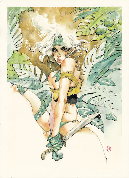 Chuma Hill Original Art Rogue Illustration