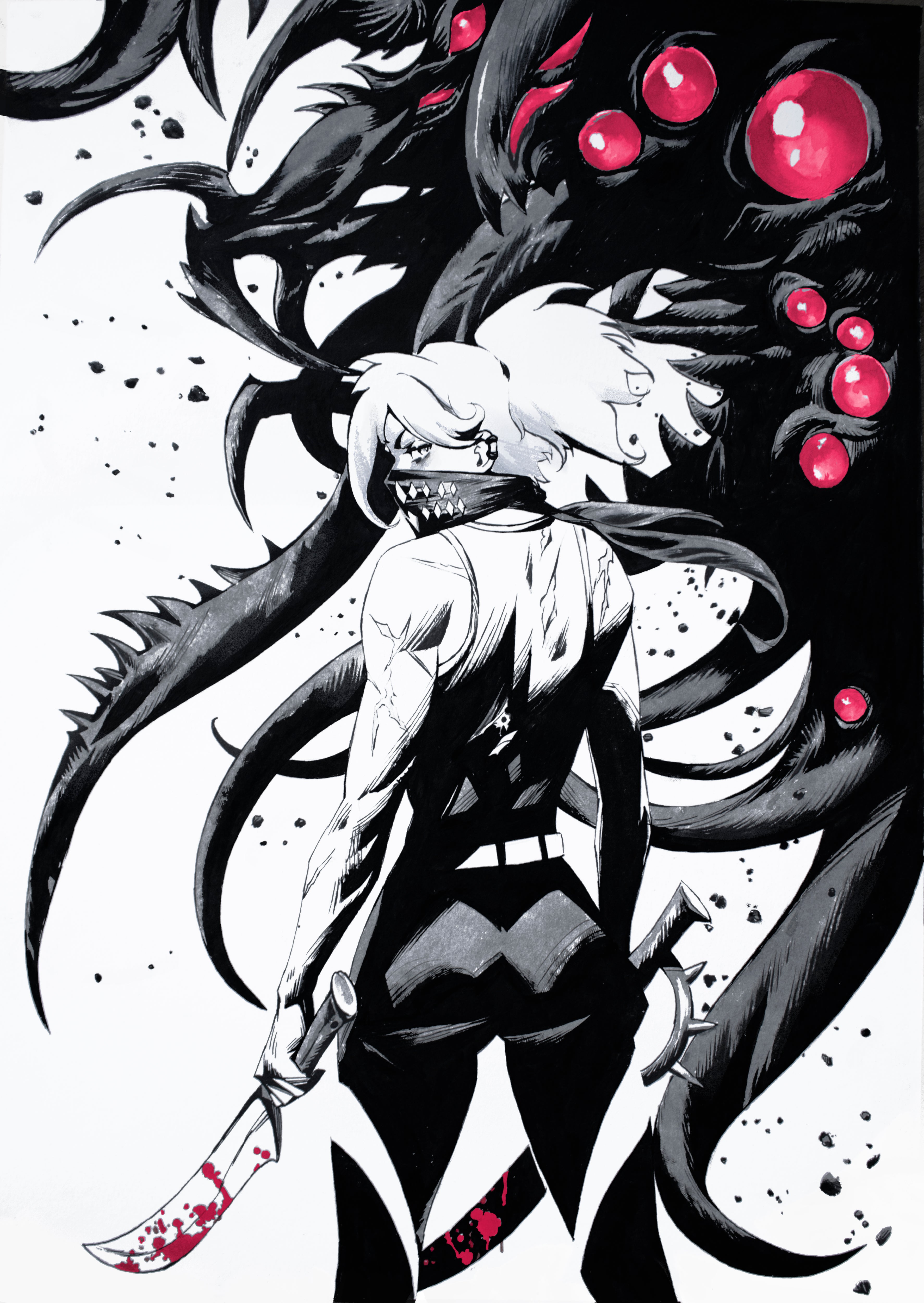 Yona Saura Original Art Erica Slaughter Illustration