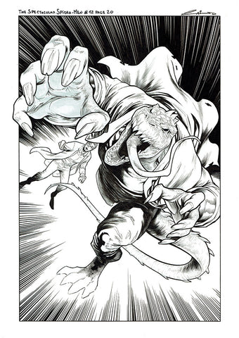 Emilio Laiso Original Art Spectacular Spider-Men #12 Page 20