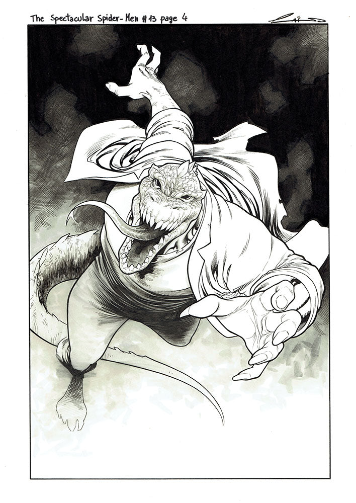 Emilio Laiso Original Art Spectacular Spider-Men #13 Page 4