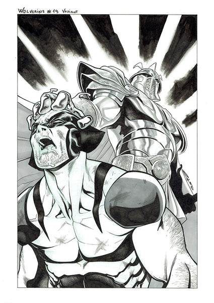 Emilio Laiso Original Art Wolverine #19 Cover