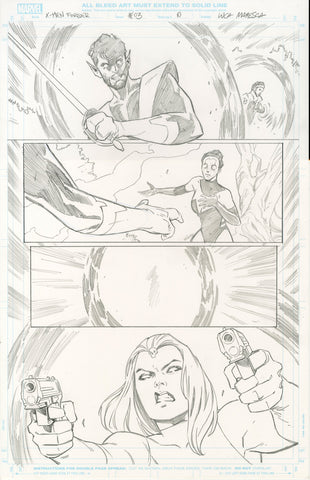 Luca Maresca Original Art X-Men Forever #3 Page 10