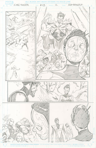 Luca Maresca Original Art X-Men Forever #3 Page 12