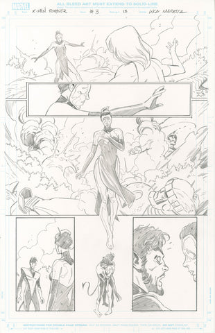 Luca Maresca Original Art X-Men Forever #3 Page 13