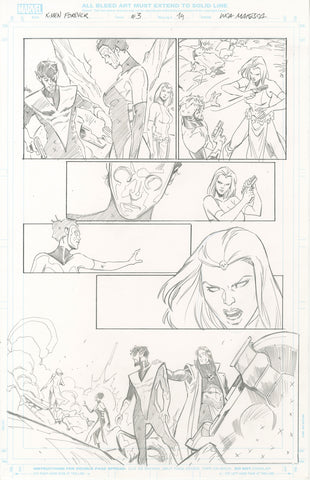 Luca Maresca Original Art X-Men Forever #3 Page 14