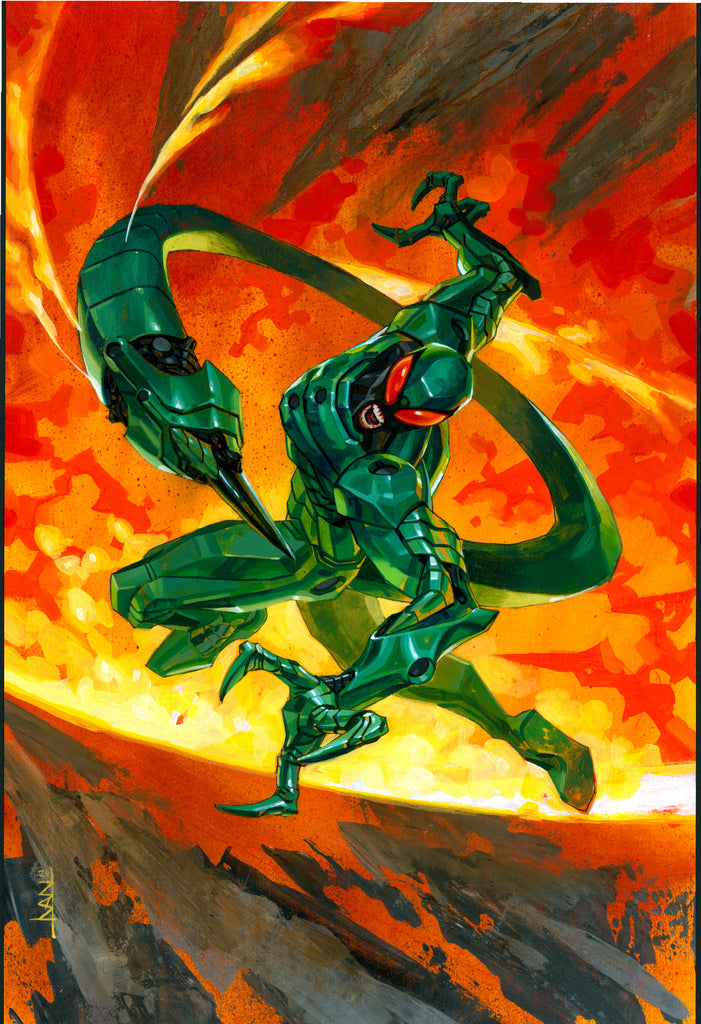 Michal Ivan Original Art Scorpion Marvel SNAP Painted Art Comic Art