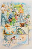 December 03 Advent Calendar Pasquale Ferrara Set Of 3 Original Art She Hulk Marvel Test Pages