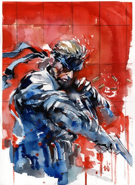 Ito Original Art Snake Illustration