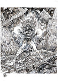 Vincenzo Riccardi Original Art Fantastic Four Set: Sue Storm Marvel SNAP Art