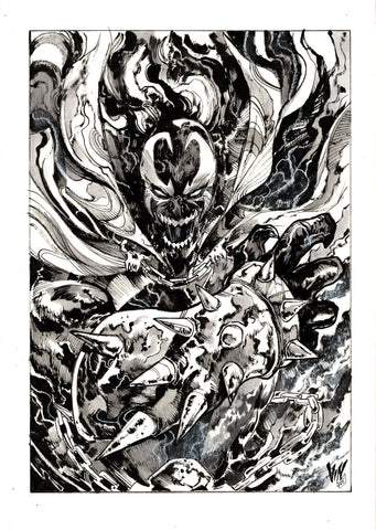 Vincenzo Riccardi Original Art Spawn Illustration