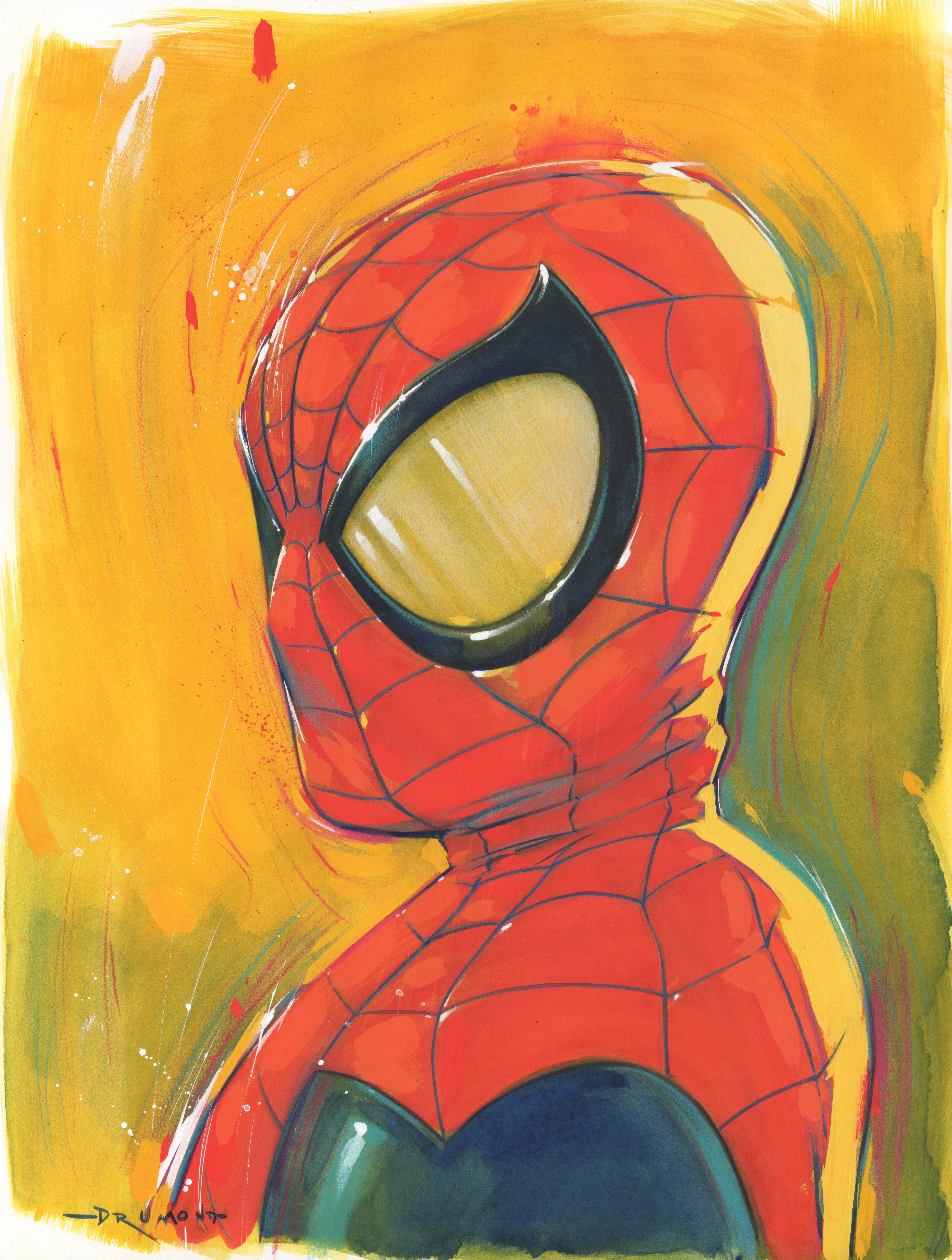 Ricardo Drumond Original Art Spider-Verse Spider-Man Illustration