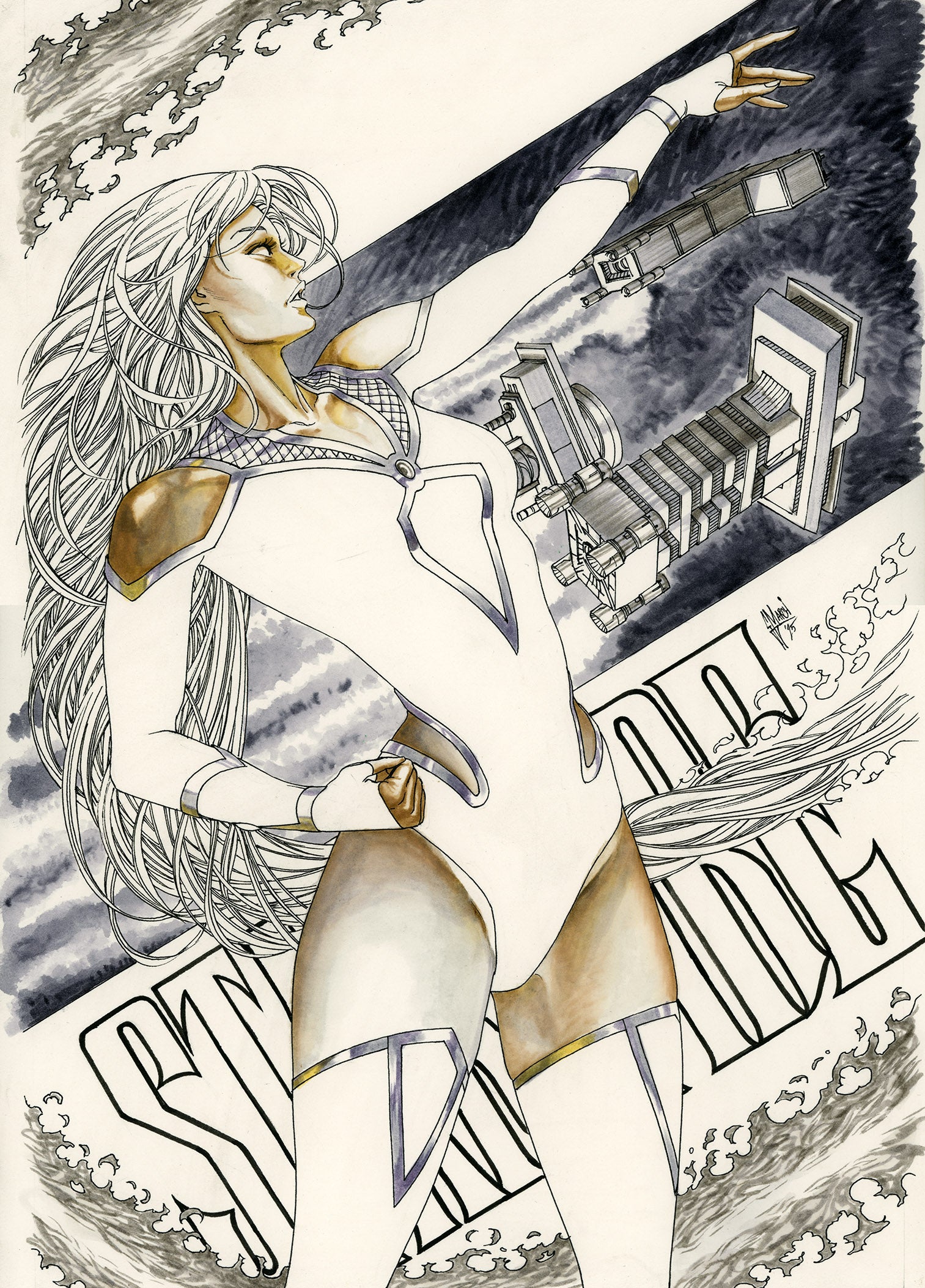 Guillem March Original Art Titans #29 Starfire Cover
