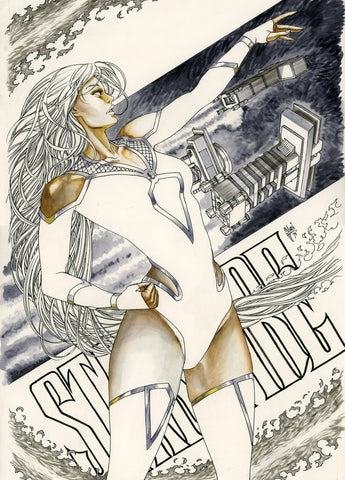 Guillem March Original Art Titans #29 Starfire Cover