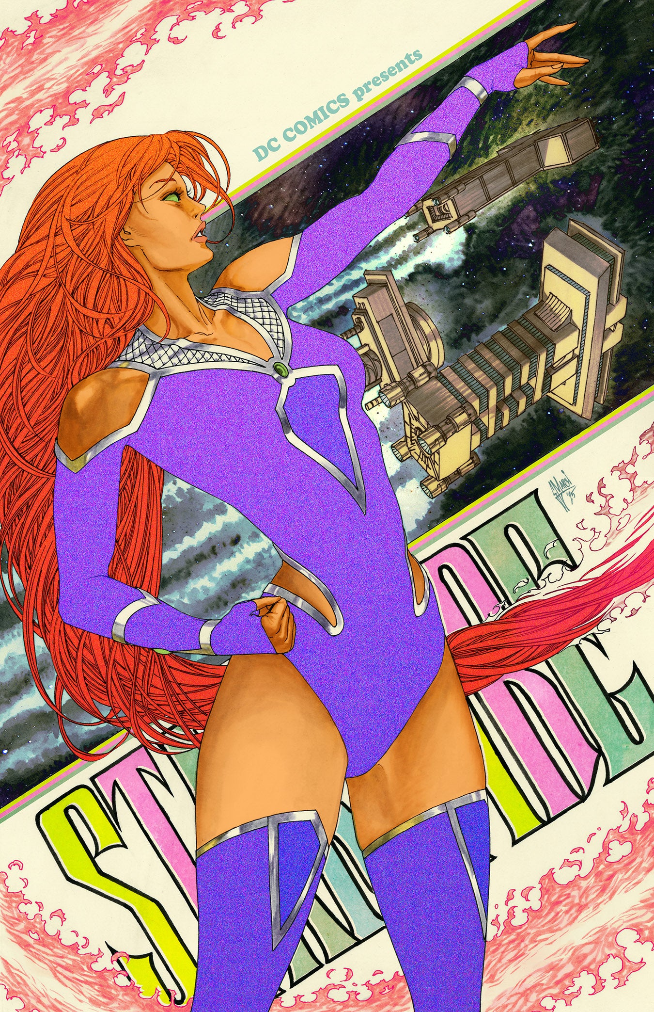 Guillem March Original Art Titans #29 Starfire Cover