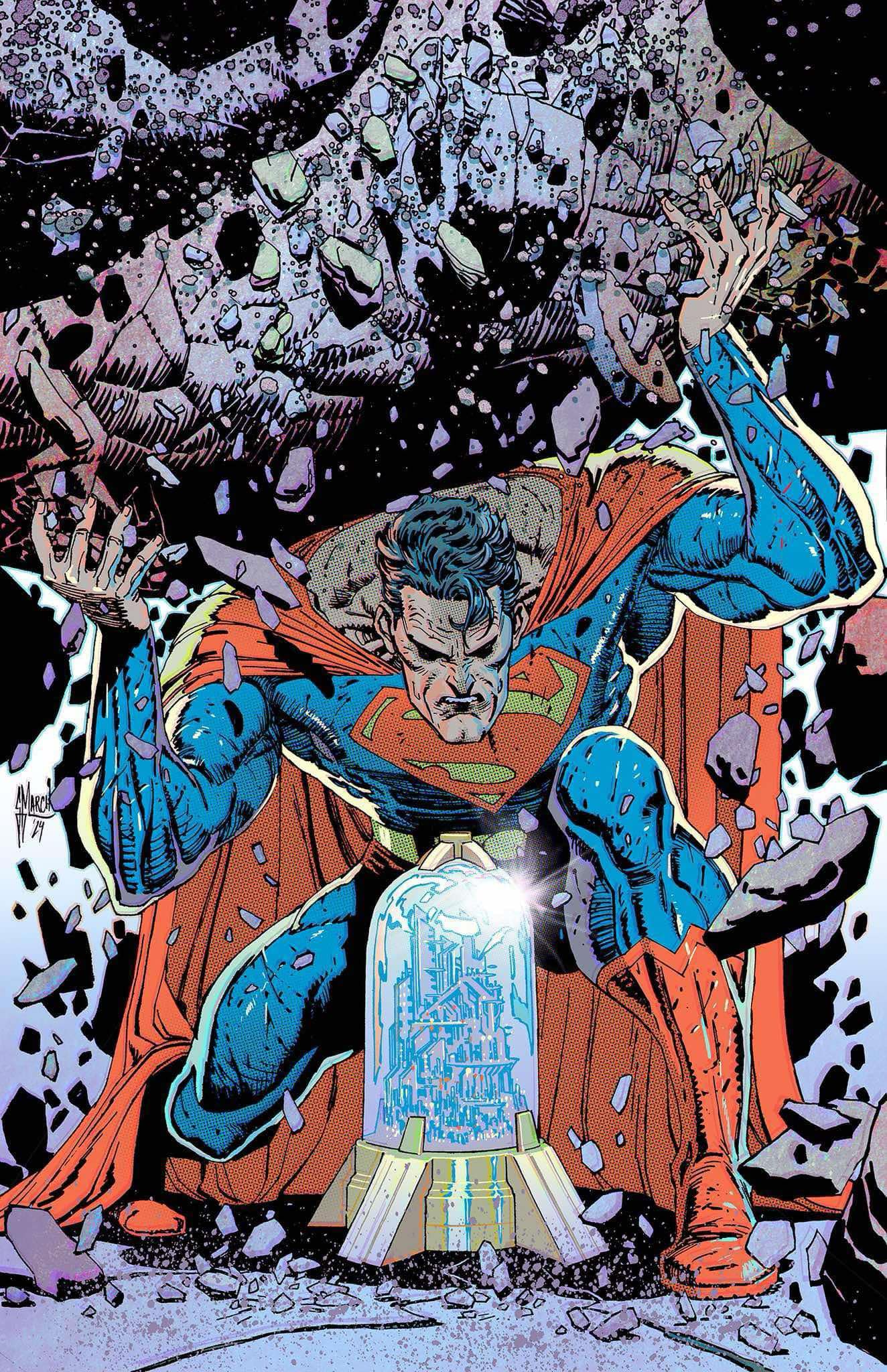 Guillem March Original Art Superman Unlimited #8 Cover