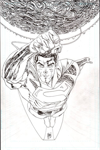 Guillem March Original Art Superman Unlimited #7 Cover
