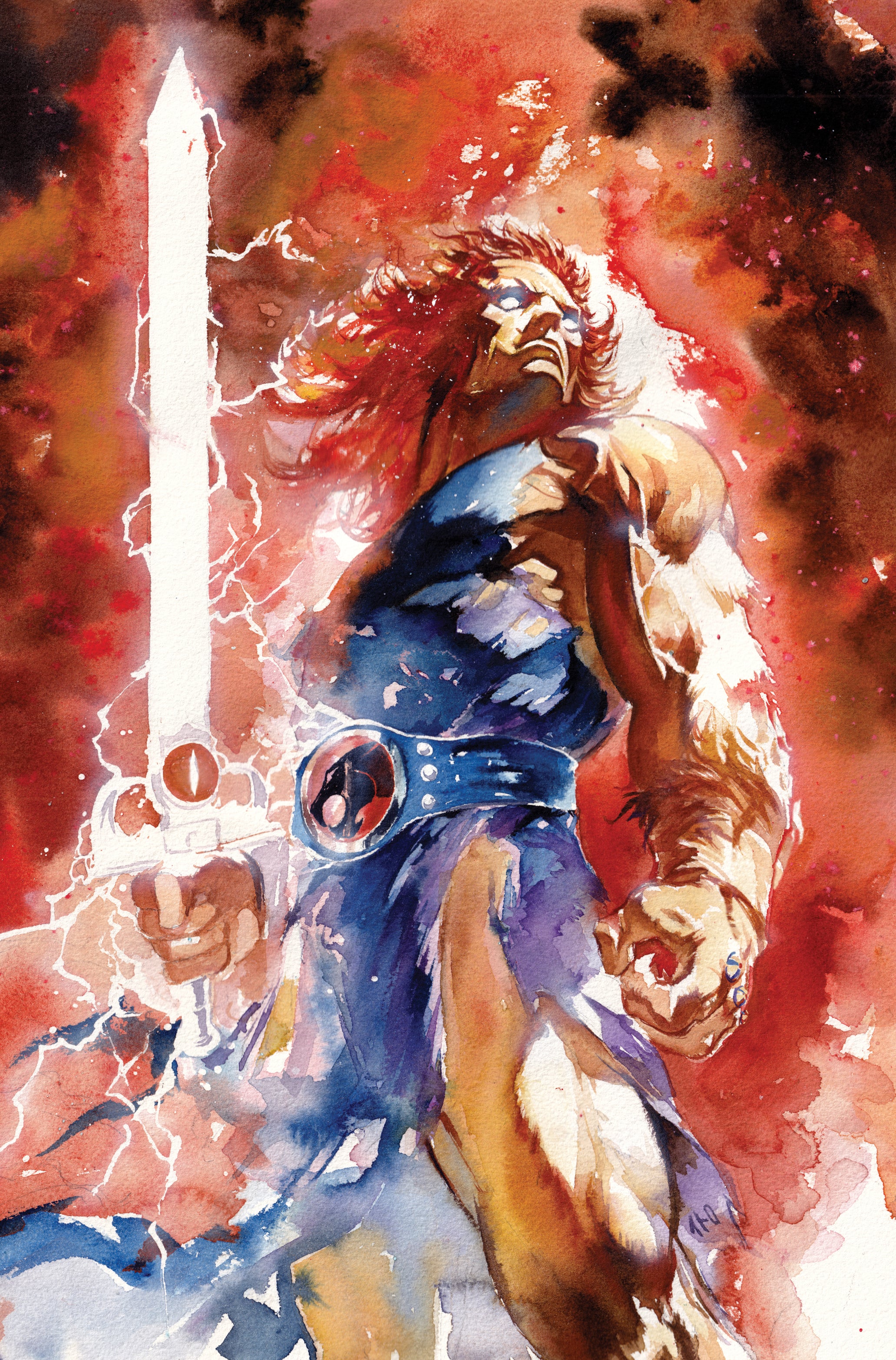 Ito Original Art Thundercats #24 Cover