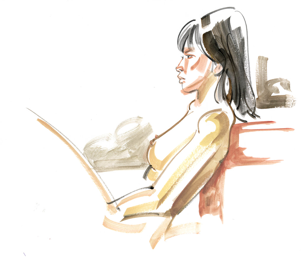 Kagan McLeod Original Art 'Life Drawing: Thy' Illustration Comic Art
