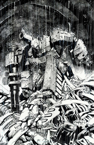 Jimbo Salgado Original Art Transformers #14 Cover