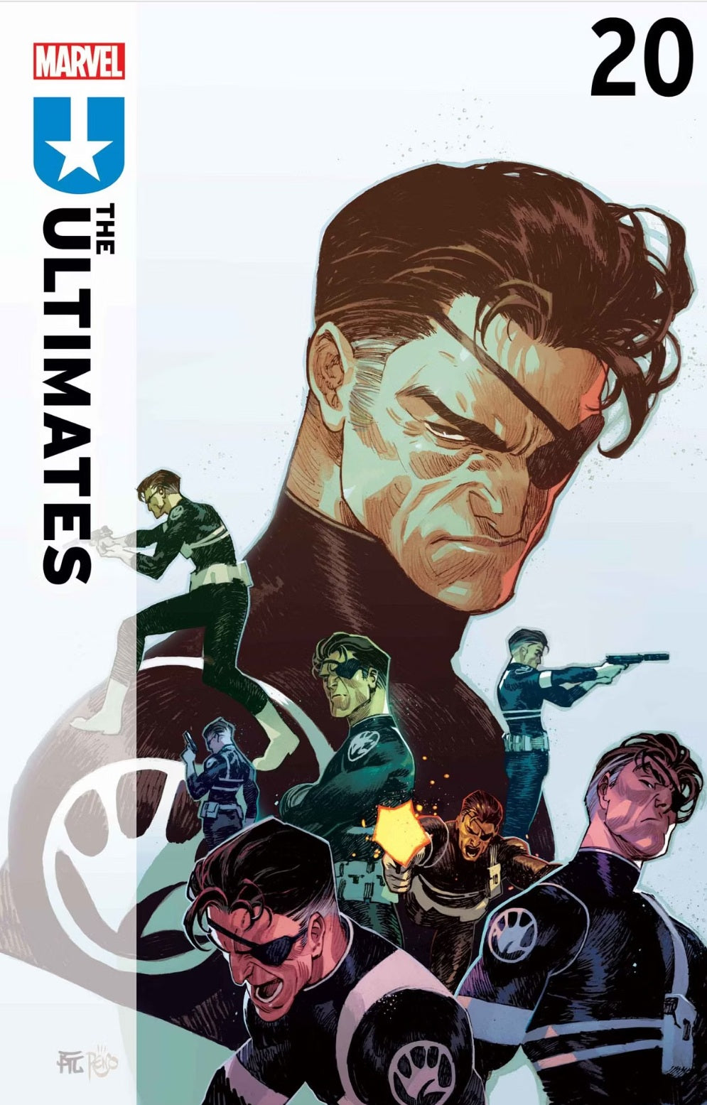 Dike Ruan Original Art The Ultimates #20 Cover