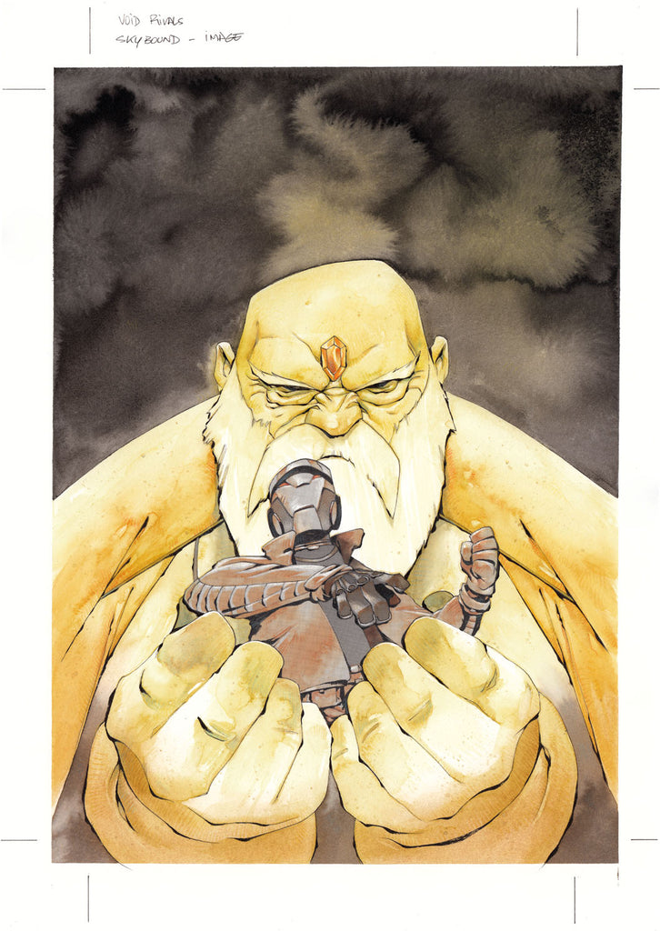 Chuma Hill Original Art Void Rivals #15 Cover Comic Art