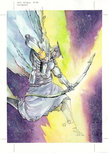 Chuma Hill Original Art Void Rivals #26 Cover