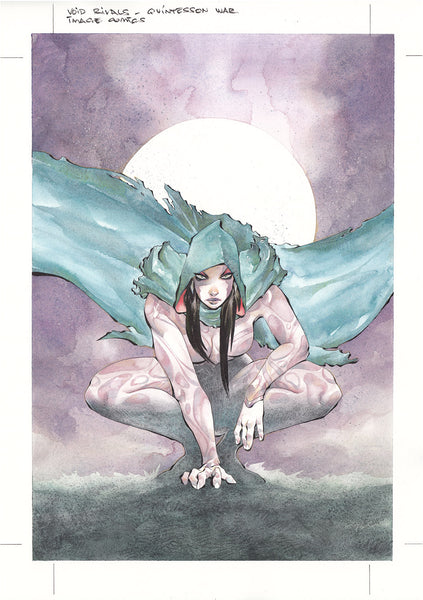 Chuma Hill Original Art Void Rivals #29 Cover