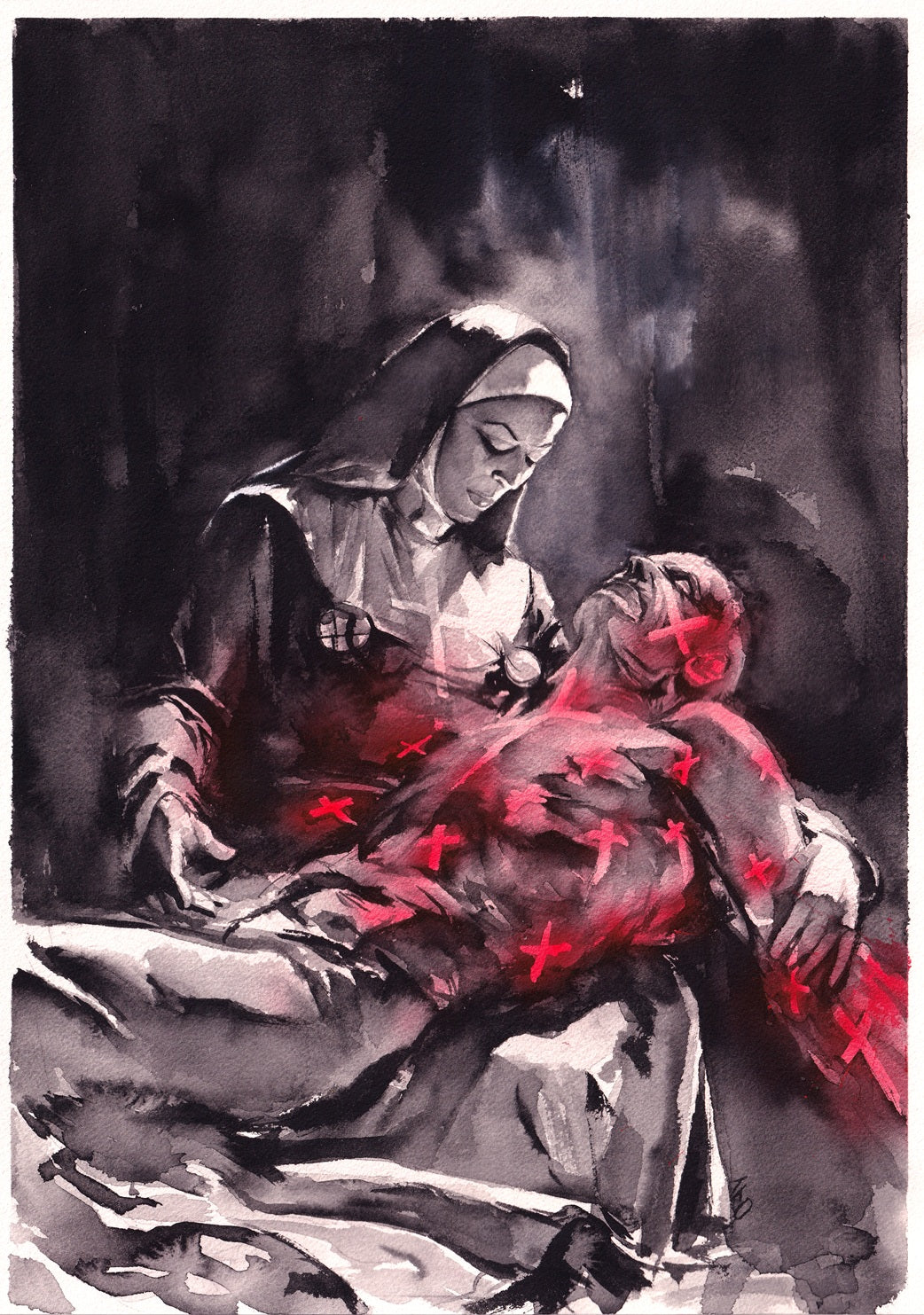 Ito Original Art Excommunicated #1 Cover