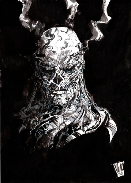 Vincenzo Riccardi Original Art Vecna Stranger Things Illustration