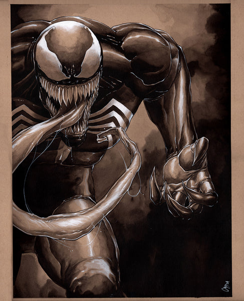 Guillaume Martinez Original Art Absolute Venom A2 Illustration