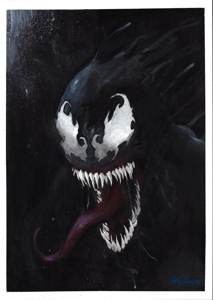 Casey Parsons Original Art Venom Illustration Comic Art