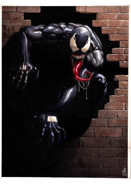 Guillaume Martinez Original Art Venom Illustration