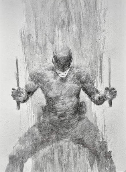 Viktor Farro Original Art Daredevil Illustration