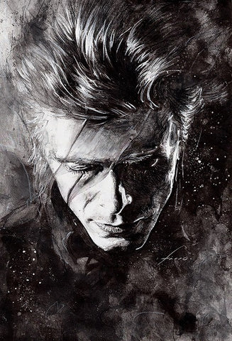 Viktor Farro Original Art Ziggy Stardust David Bowie Published Art
